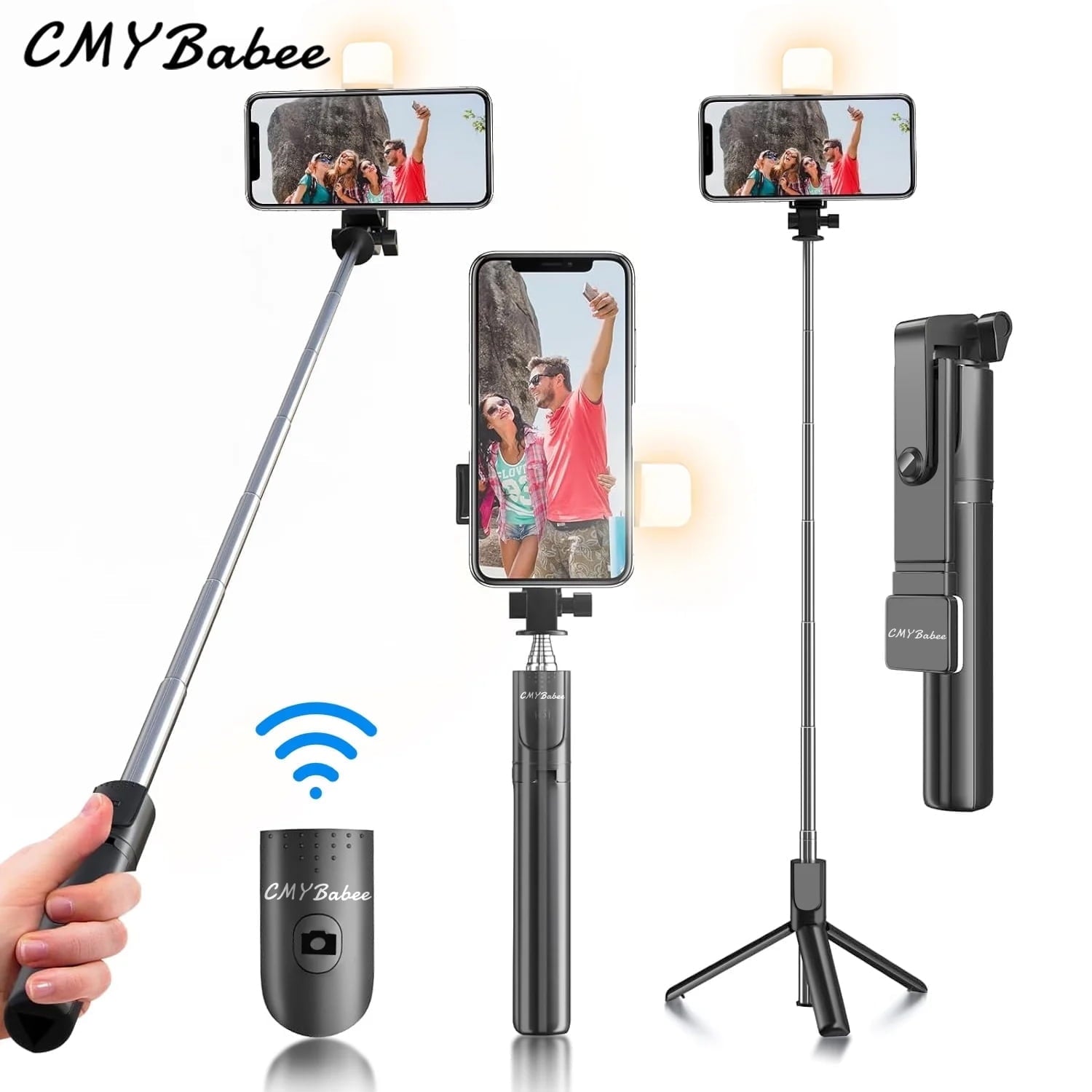 Cmybabee,40In Retractable Selfie Stick with Tripod